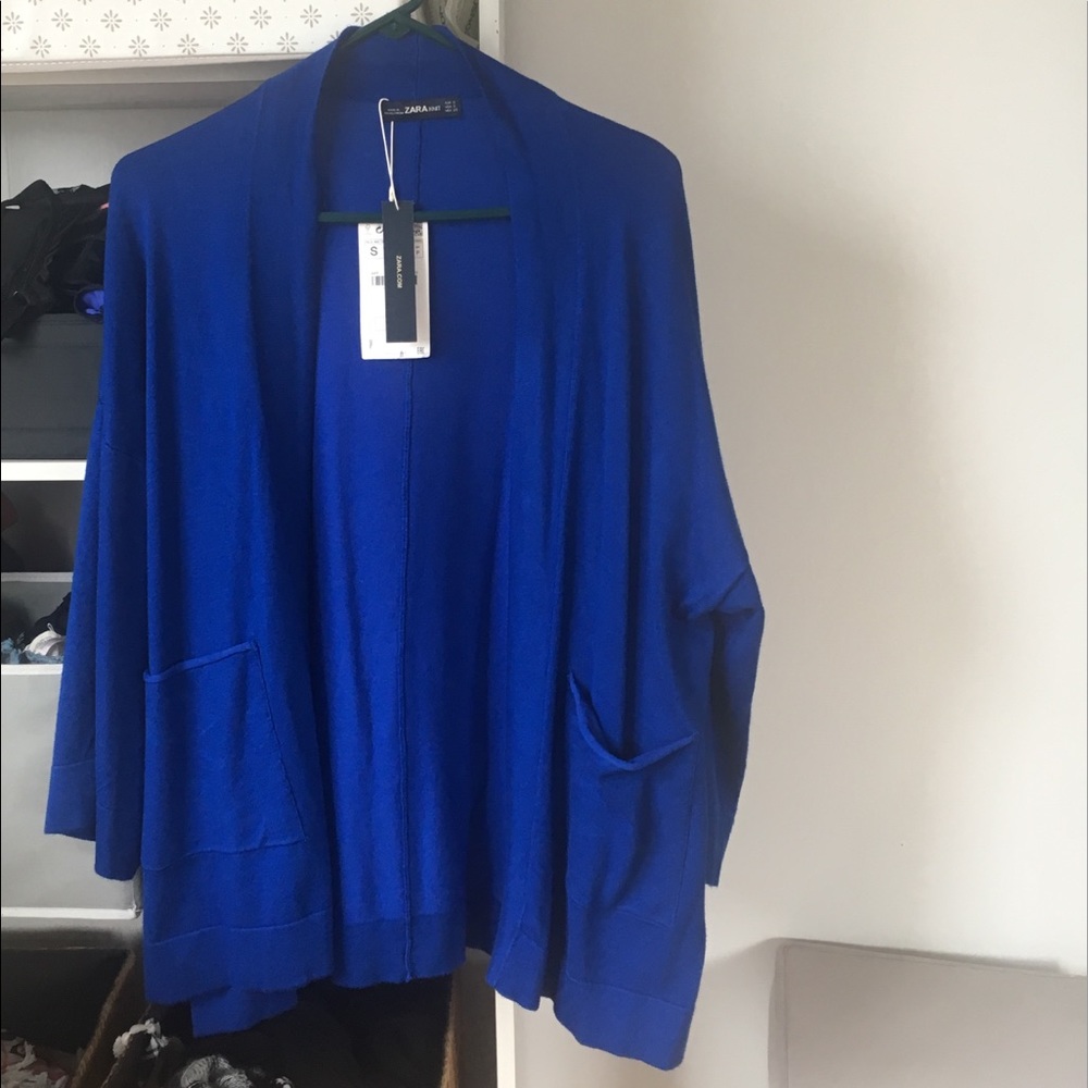 Zara oversized open cardigan